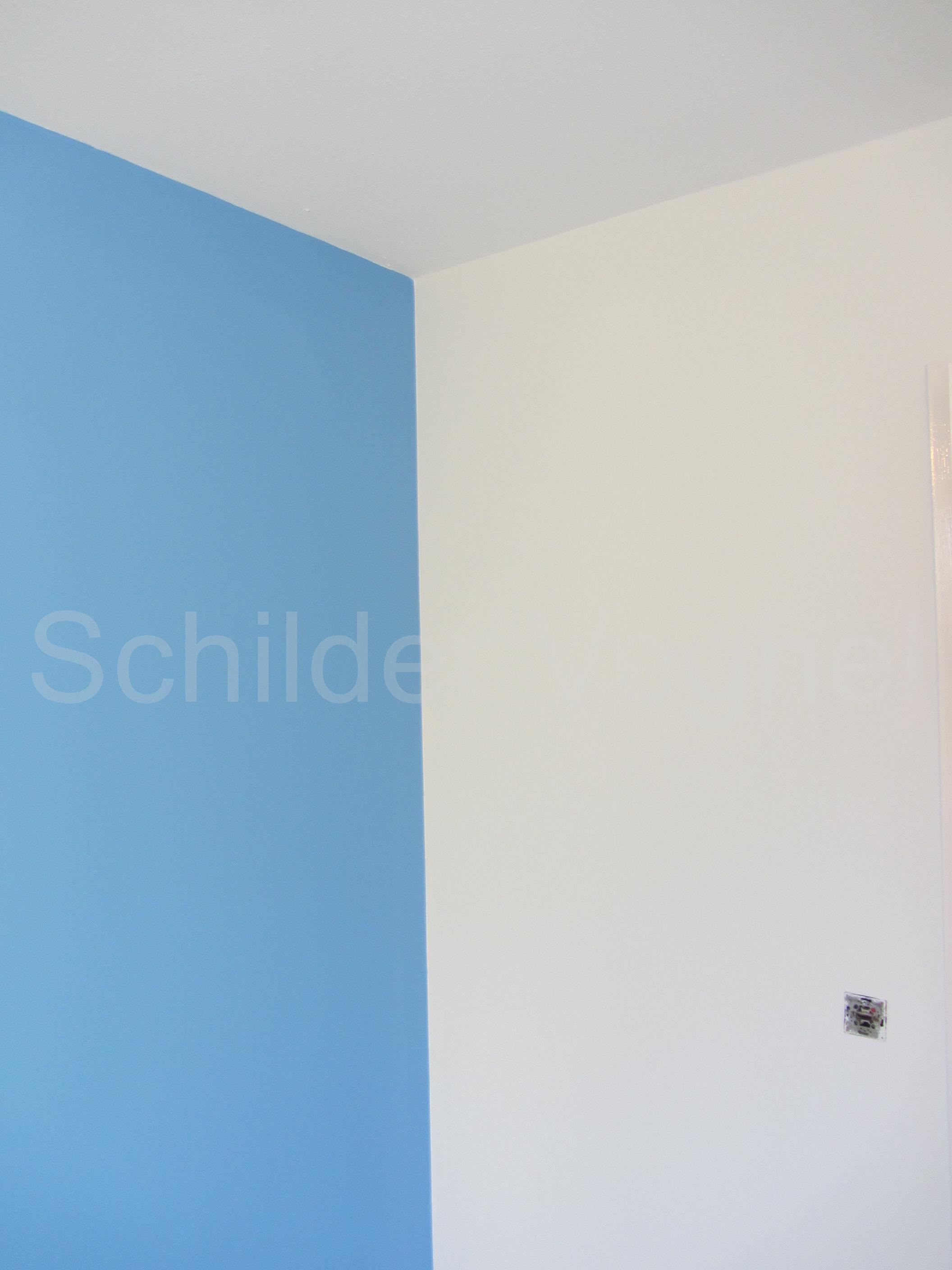 Latexen van wanden renovlies jongenskamer